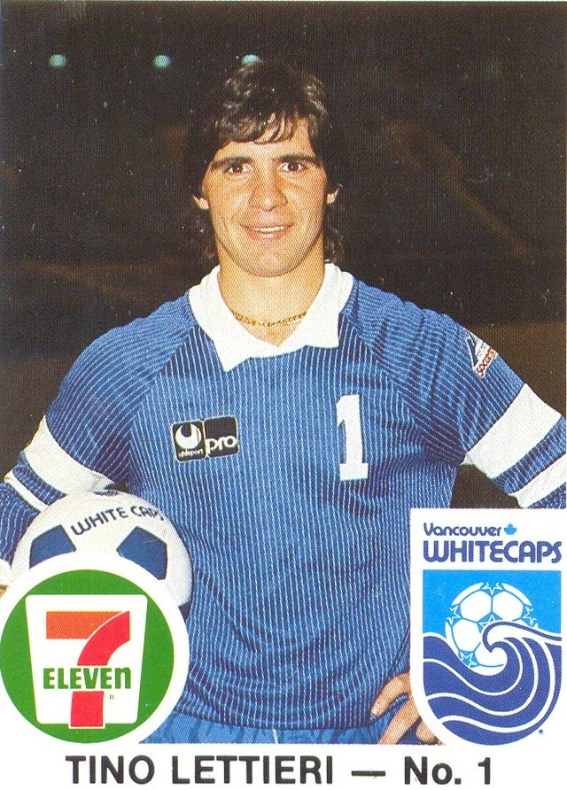  - Whitecaps 83 Home Goalie Tino Lettieri